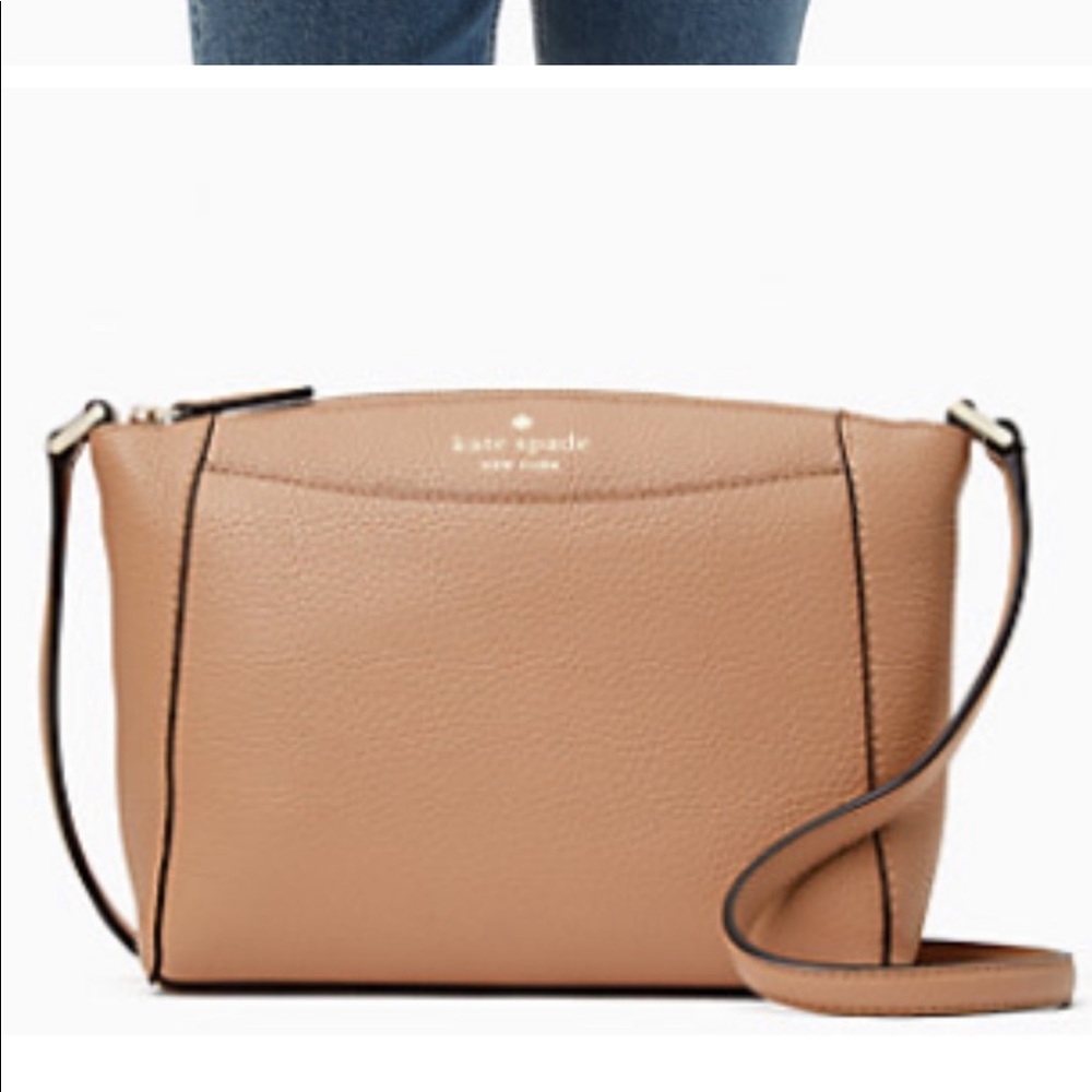 NWT Kate Spade Khaki crossbody handbag.